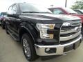 2017 Shadow Black Ford F150 Lariat SuperCrew 4X4  photo #1