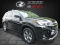 2017 Midnight Black Metallic Toyota Highlander Limited AWD  photo #1