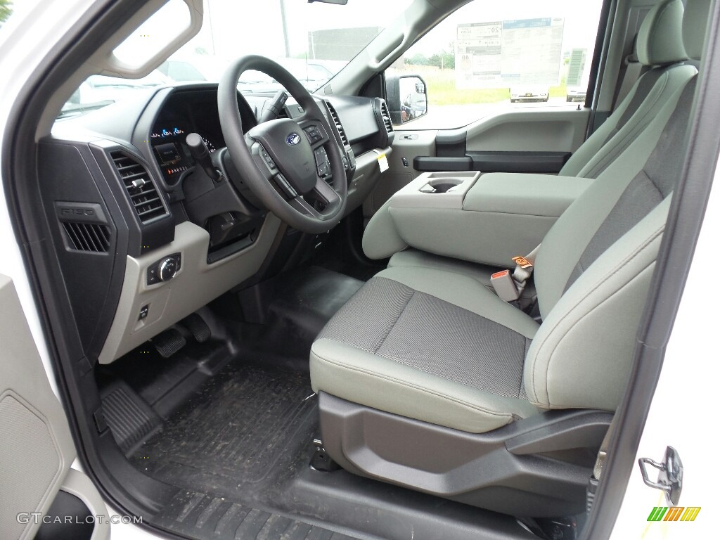 2017 F150 XL Regular Cab - Oxford White / Earth Gray photo #5