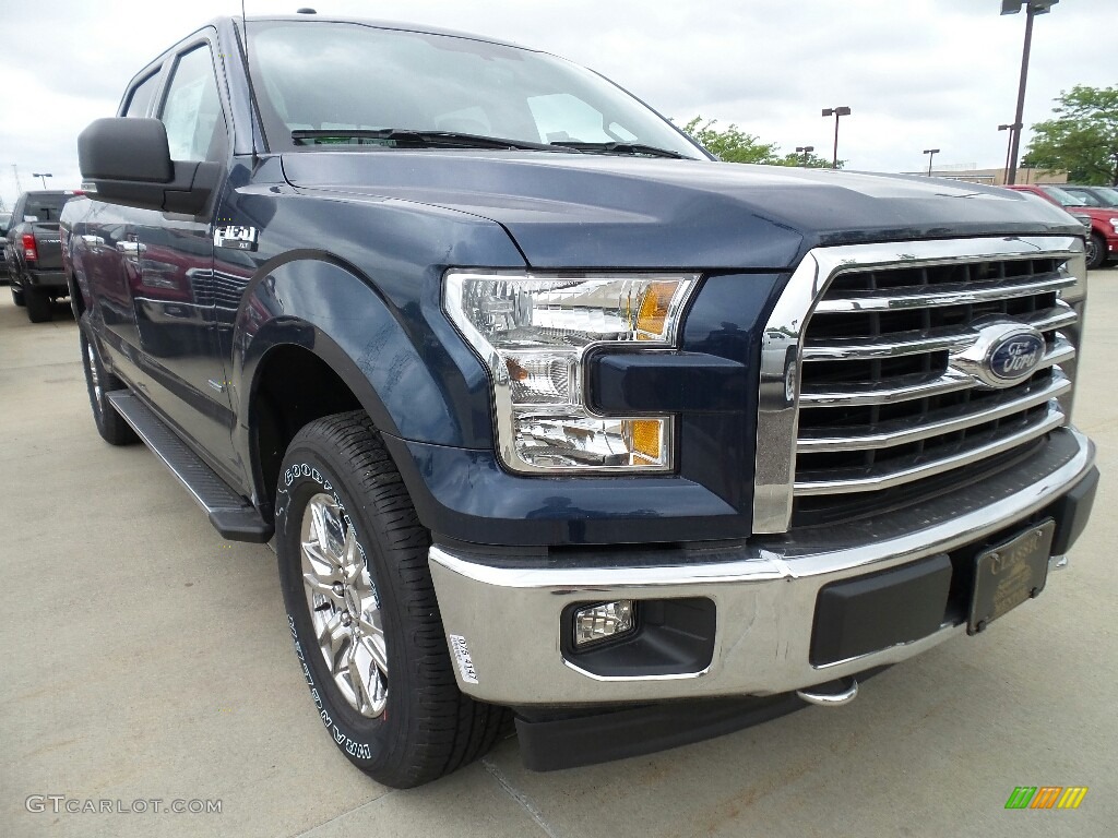 2017 F150 XLT SuperCrew 4x4 - Blue Jeans / Earth Gray photo #1