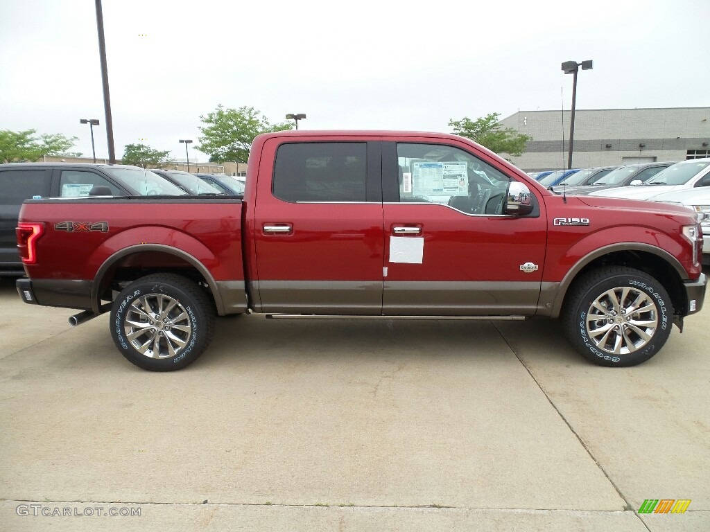 2017 F150 King Ranch SuperCrew 4x4 - Ruby Red / King Ranch Java photo #3