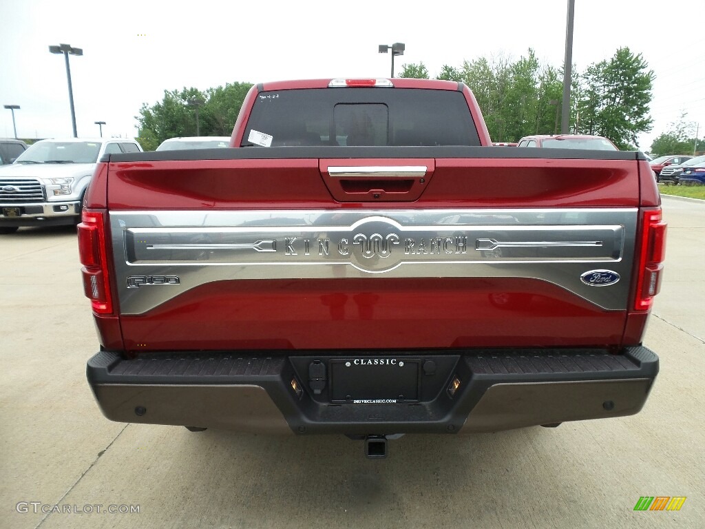 2017 F150 King Ranch SuperCrew 4x4 - Ruby Red / King Ranch Java photo #4