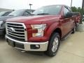 2017 Ruby Red Ford F150 XLT SuperCab 4x4  photo #1