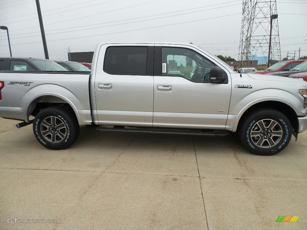 2017 F150 XLT SuperCrew 4x4 - Ingot Silver / Black photo #3