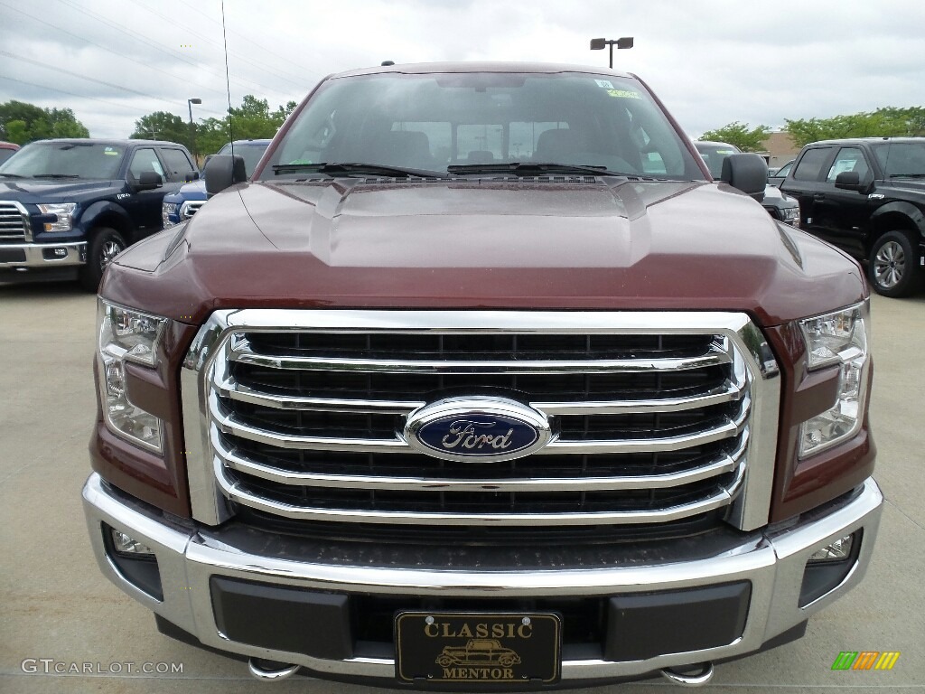 2017 F150 XLT SuperCrew 4x4 - Bronze Fire / Earth Gray photo #2