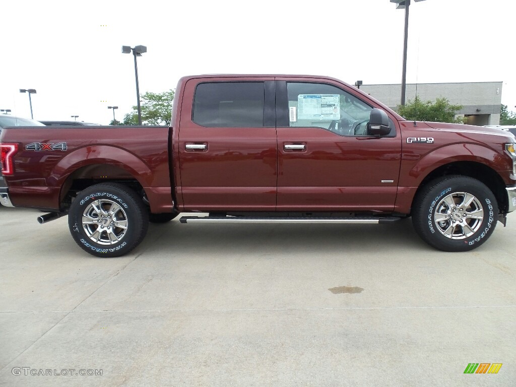 2017 F150 XLT SuperCrew 4x4 - Bronze Fire / Earth Gray photo #3