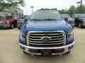 2017 Lightning Blue Ford F150 XLT SuperCab 4x4  photo #3