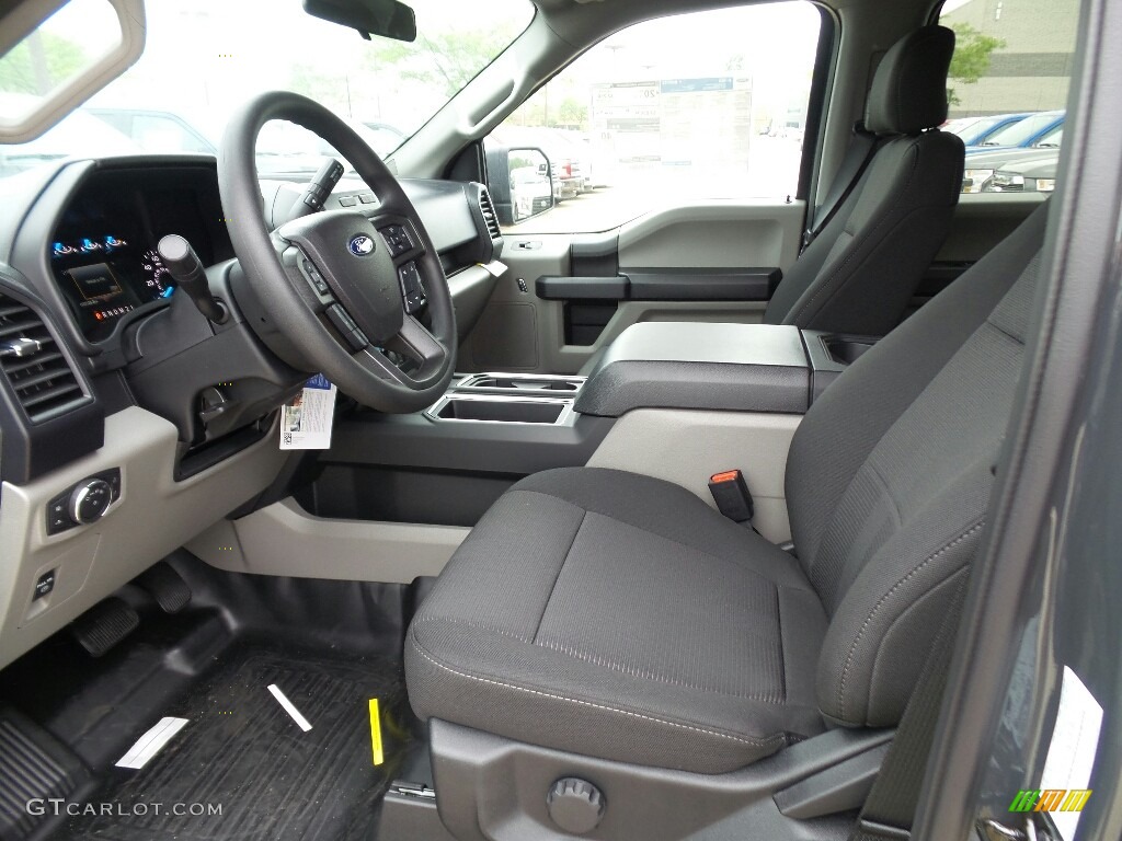 2017 F150 XL SuperCrew 4x4 - Lithium Gray / Black photo #6