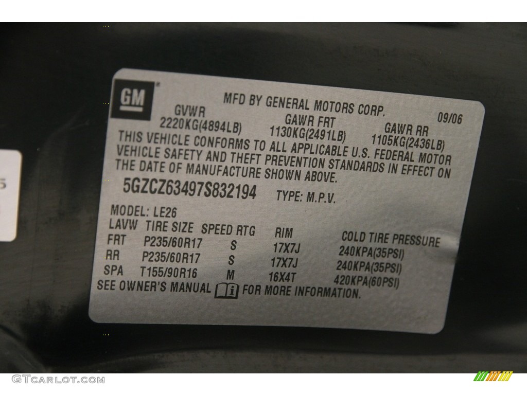 2007 VUE V6 AWD - Silver Nickel Metallic / Gray photo #17