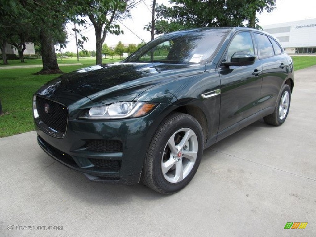 2018 F-PACE 35t AWD Premium - British Racing Green Metallic / Latte photo #10