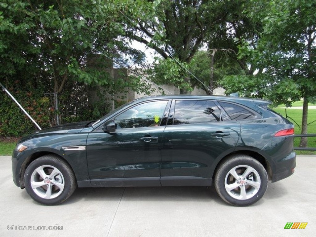 British Racing Green Metallic 2018 Jaguar F-PACE 35t AWD Premium Exterior Photo #120866684
