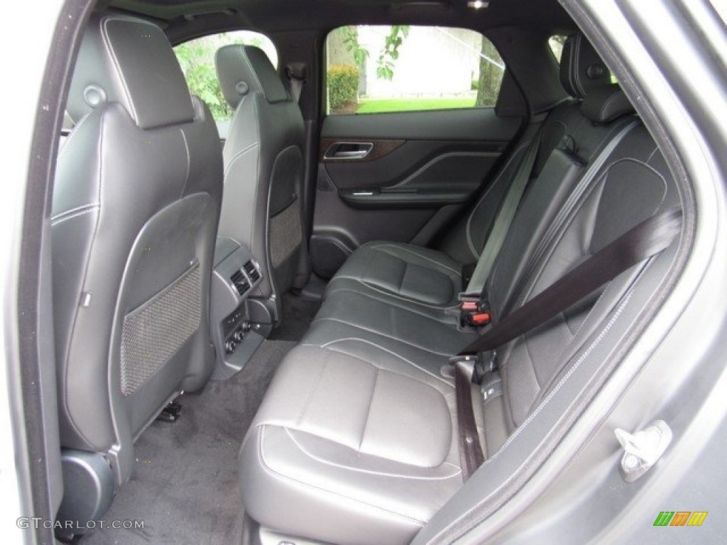 Ebony Interior 2018 Jaguar F-PACE S AWD Photo #120866927