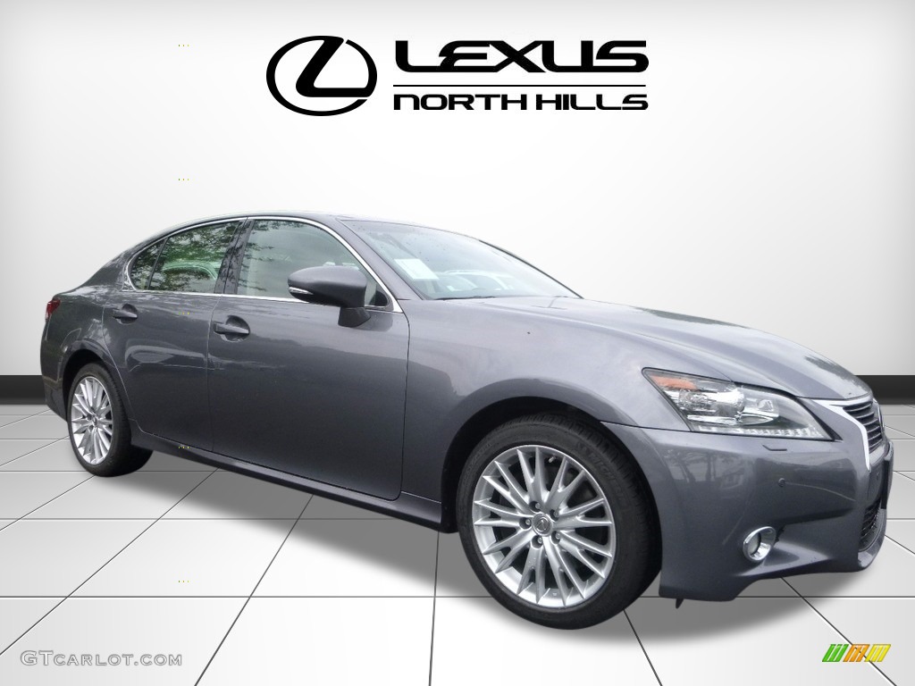 2013 GS 350 AWD - Nebula Gray Pearl / Flaxen photo #1