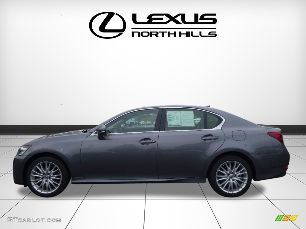 2013 GS 350 AWD - Nebula Gray Pearl / Flaxen photo #3