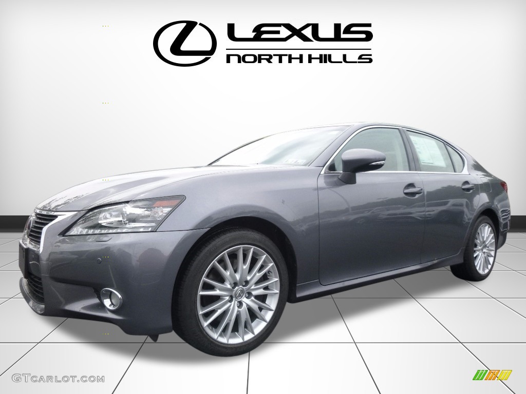 2013 GS 350 AWD - Nebula Gray Pearl / Flaxen photo #4