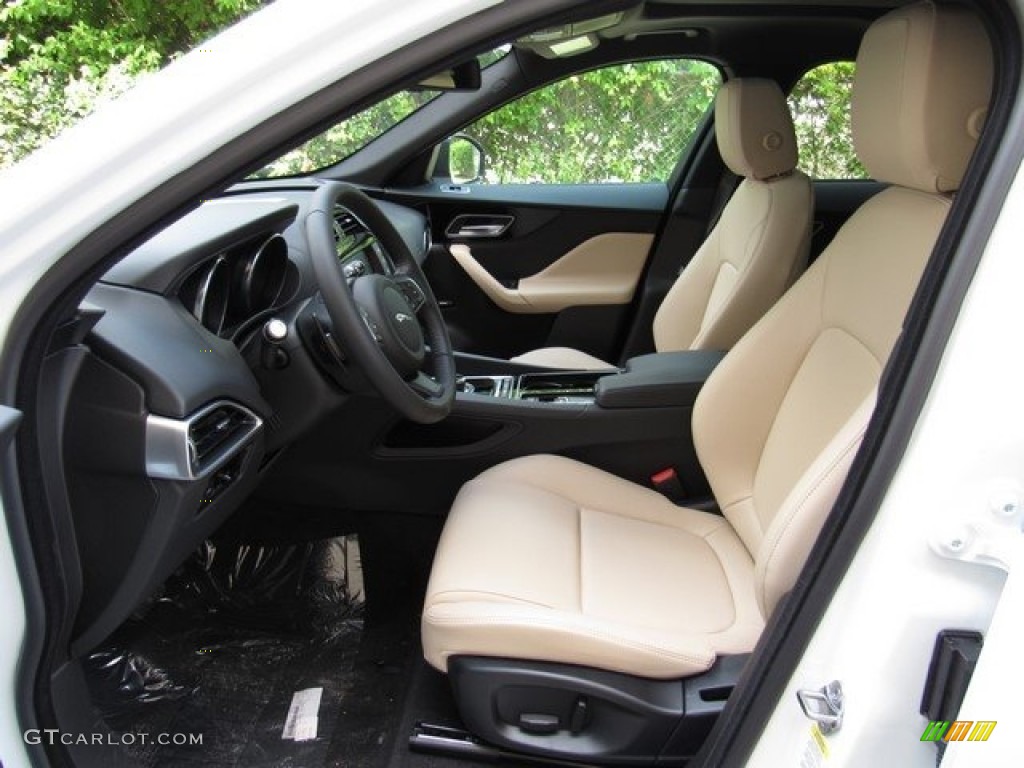 Latte Interior 2018 Jaguar F-PACE 35t AWD Premium Photo #120867227