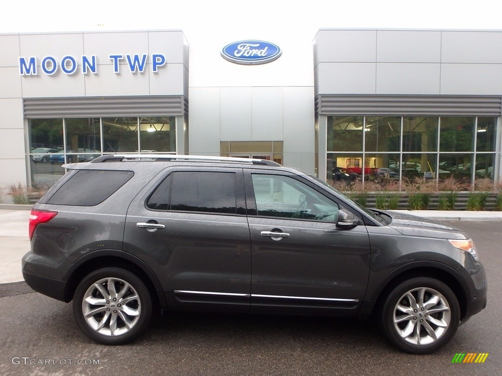 2015 Explorer Limited 4WD - Magnetic / Charcoal Black photo #1