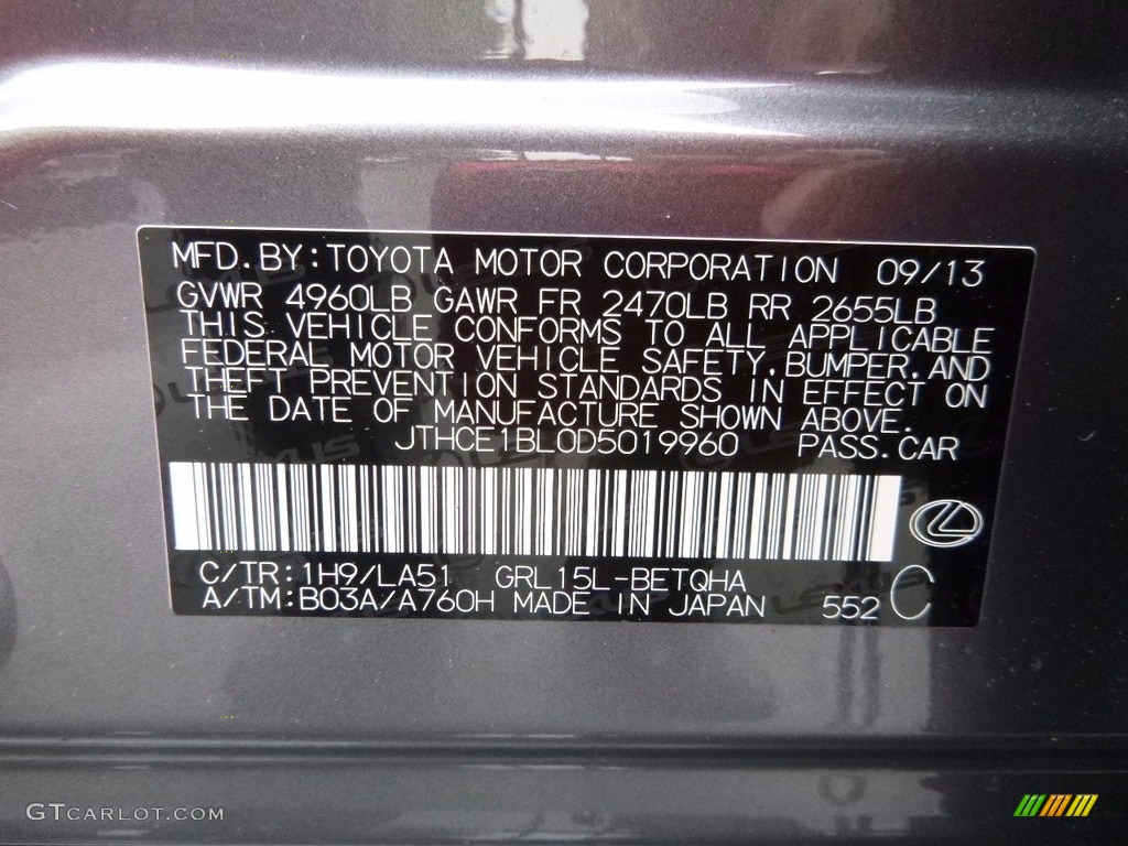 2013 GS 350 AWD - Nebula Gray Pearl / Flaxen photo #11