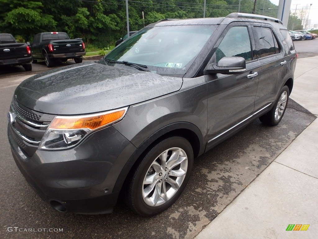 2015 Explorer Limited 4WD - Magnetic / Charcoal Black photo #7