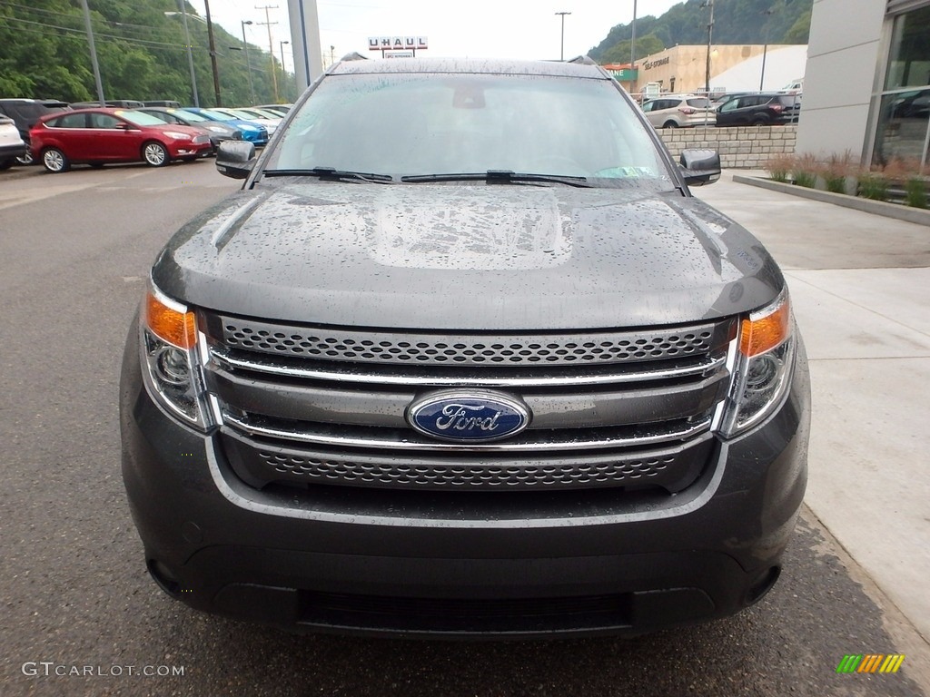 2015 Explorer Limited 4WD - Magnetic / Charcoal Black photo #8