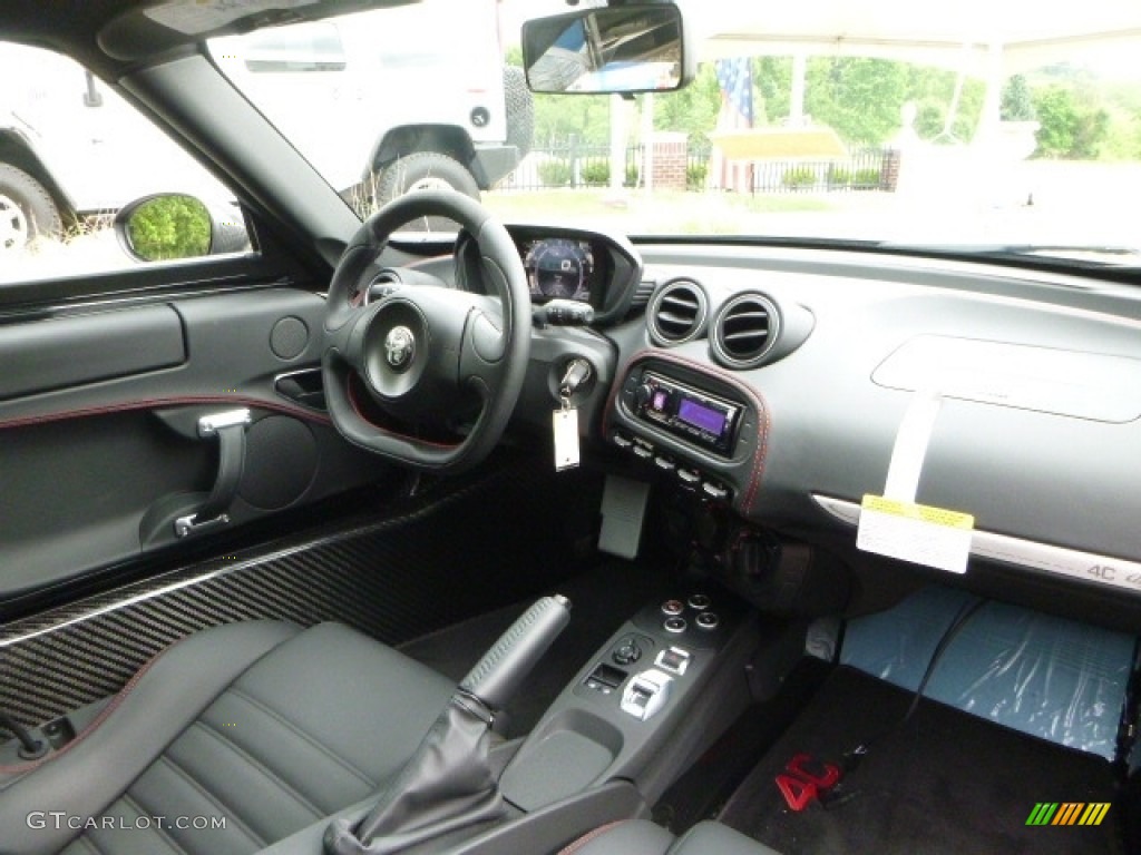 2017 Alfa Romeo 4C Coupe Black Dashboard Photo #120867386