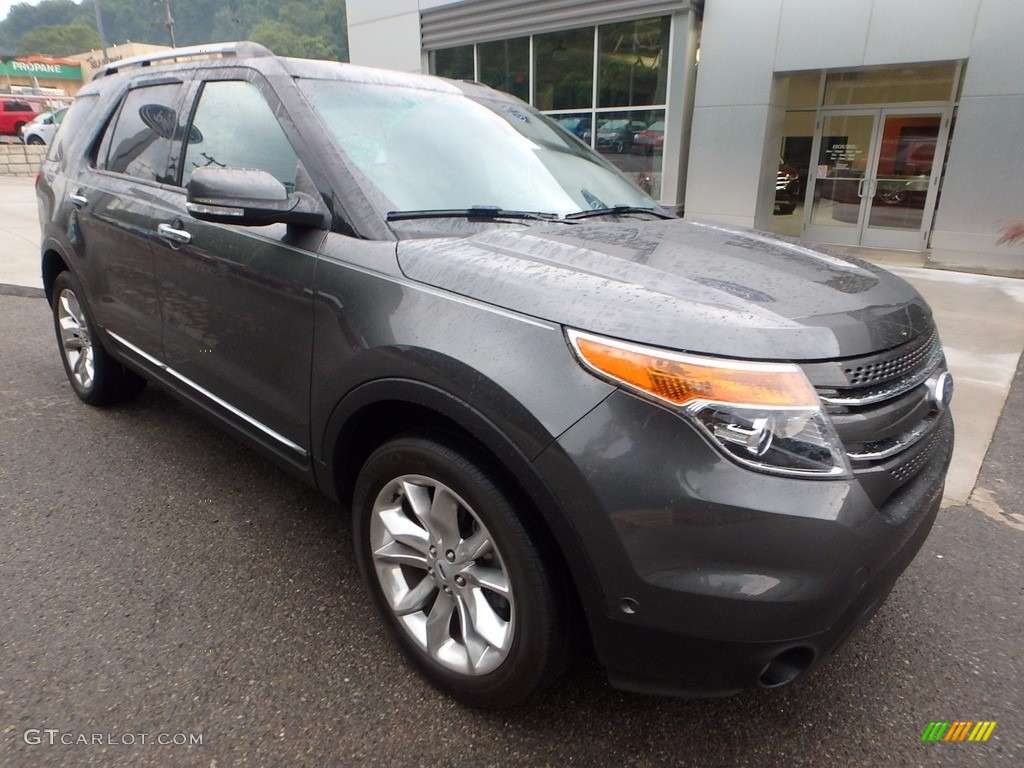 2015 Explorer Limited 4WD - Magnetic / Charcoal Black photo #9