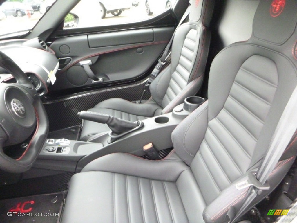 Black Interior 2017 Alfa Romeo 4C Coupe Photo #120867431