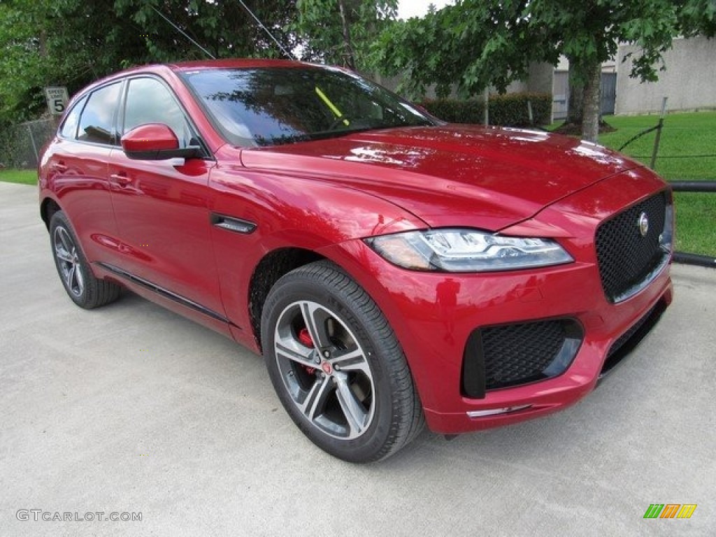 Firenze Red Metallic 2018 Jaguar F-PACE S AWD Exterior Photo #120867521
