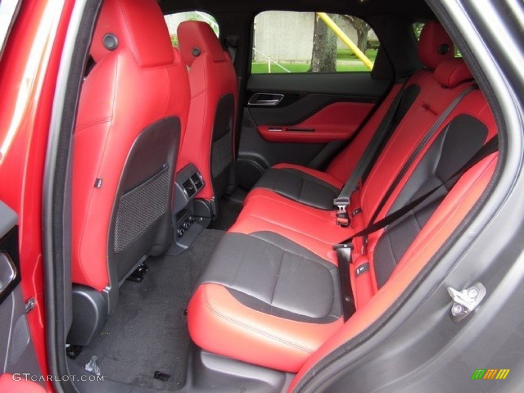 2018 Jaguar F-PACE S AWD Rear Seat Photo #120867569