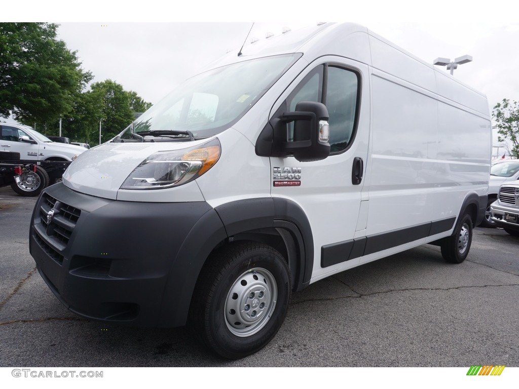 2017 ProMaster 2500 High Roof Cargo Van - Bright White / Gray photo #1