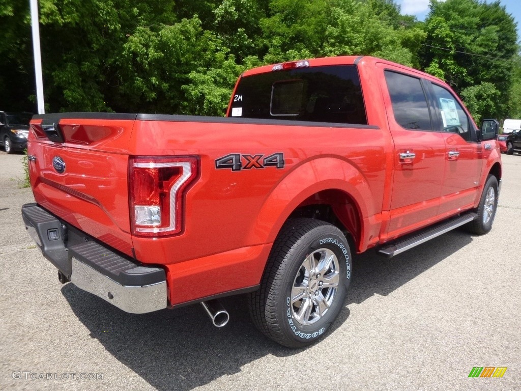 2017 F150 XLT SuperCrew 4x4 - Race Red / Earth Gray photo #2