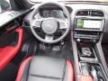 Ebony/Pimento 2018 Jaguar F-PACE S AWD Dashboard