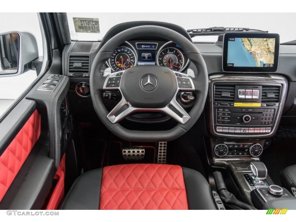 2017 Mercedes-Benz G 63 AMG designo Classic Red Dashboard Photo #120868856