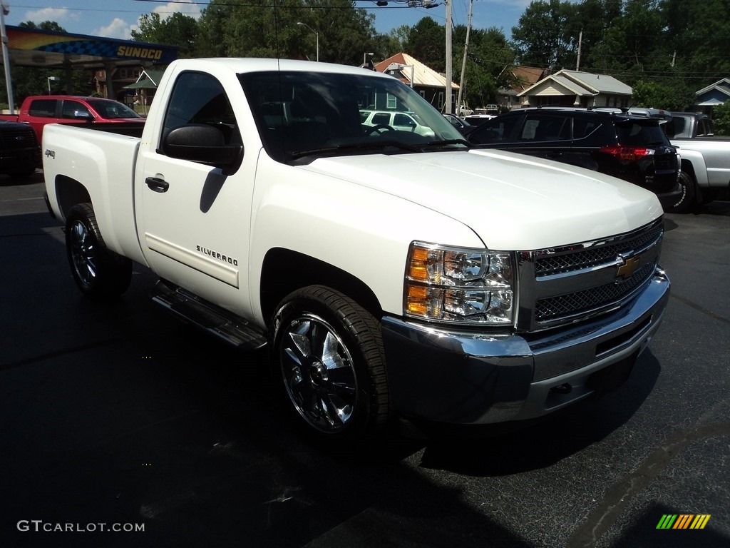 2012 Silverado 1500 LT Regular Cab 4x4 - Summit White / Ebony photo #5