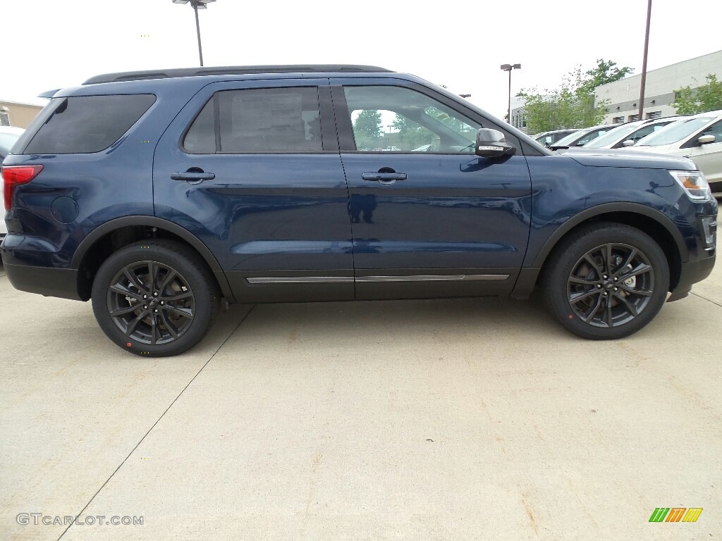 2017 Explorer XLT 4WD - Blue Jeans / Sport Appearance Dark Earth Gray photo #3