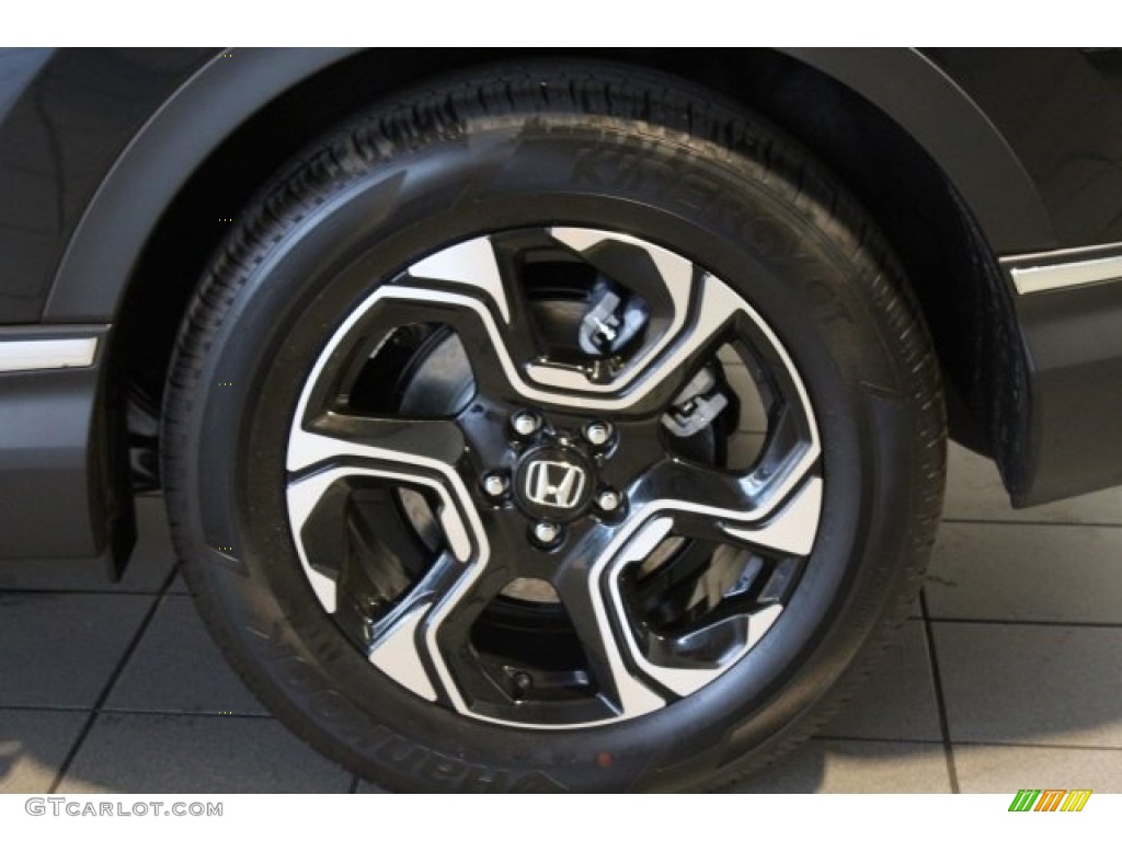 2017 CR-V Touring - Crystal Black Pearl / Black photo #6