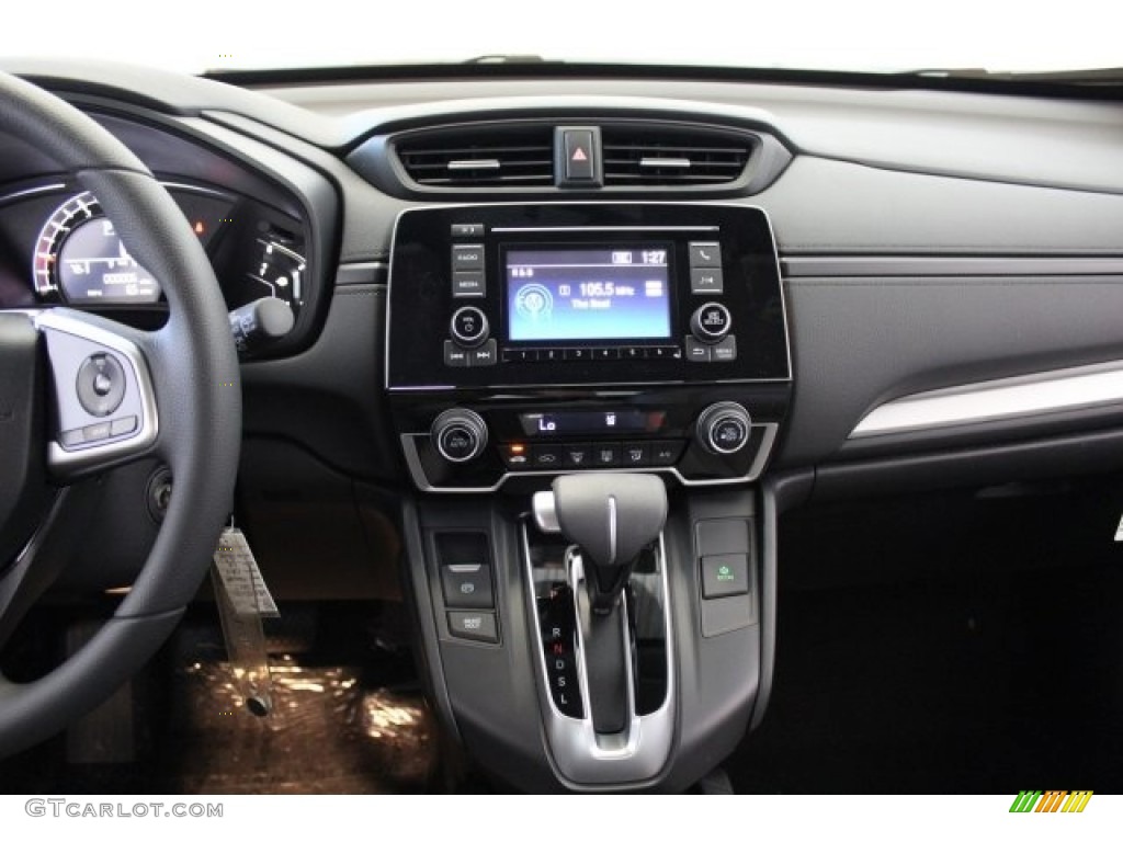 2017 CR-V LX - Obsidian Blue Pearl / Gray photo #14