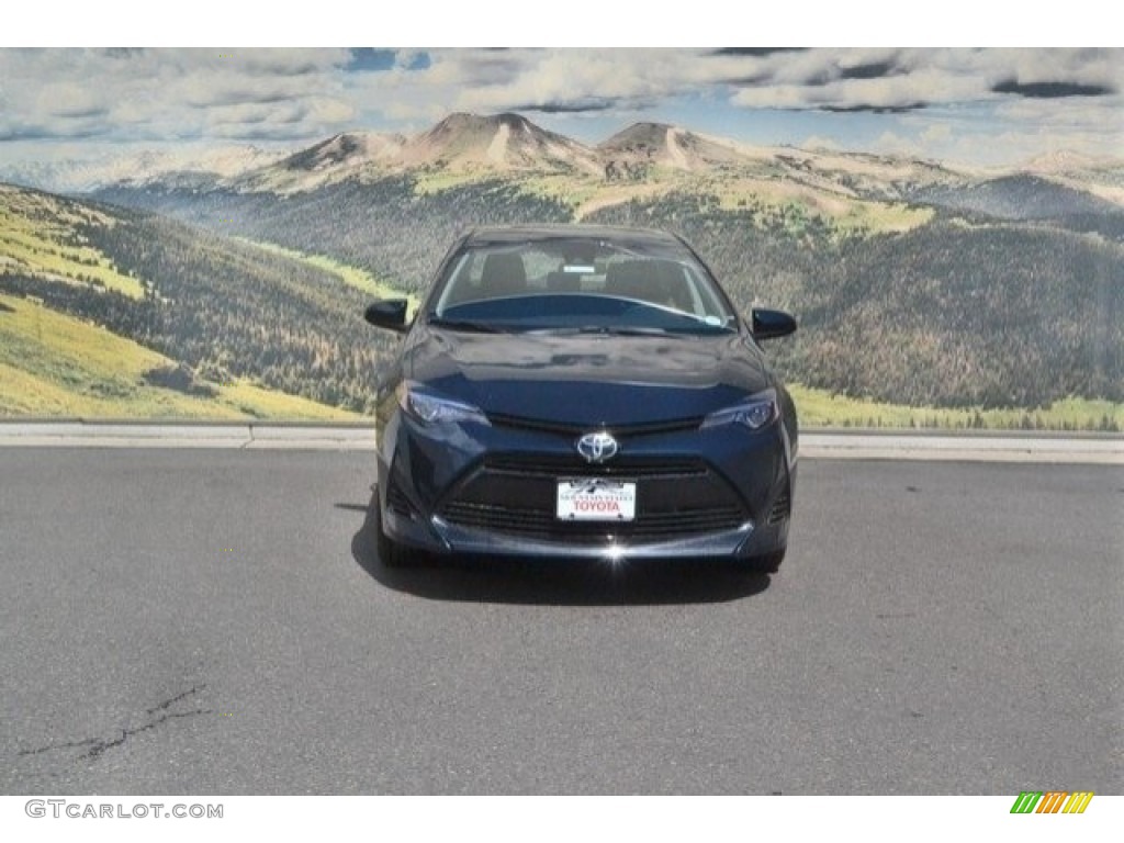 2017 Corolla LE - Galactic Aqua Mica / Steel Gray photo #2