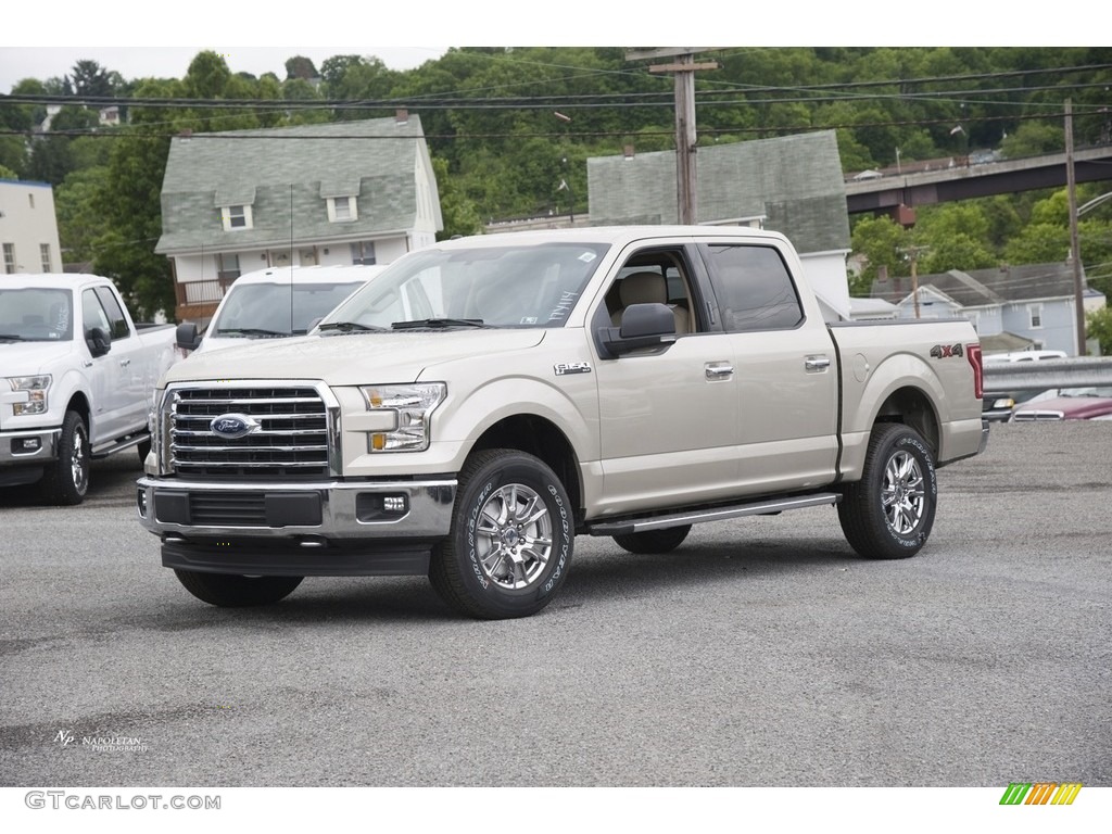 2017 F150 XLT SuperCrew 4x4 - White Gold / Light Camel photo #1