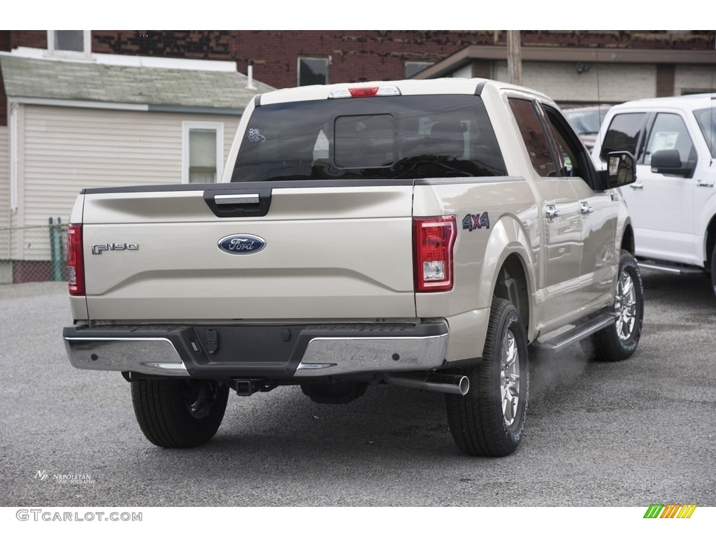 2017 F150 XLT SuperCrew 4x4 - White Gold / Light Camel photo #3