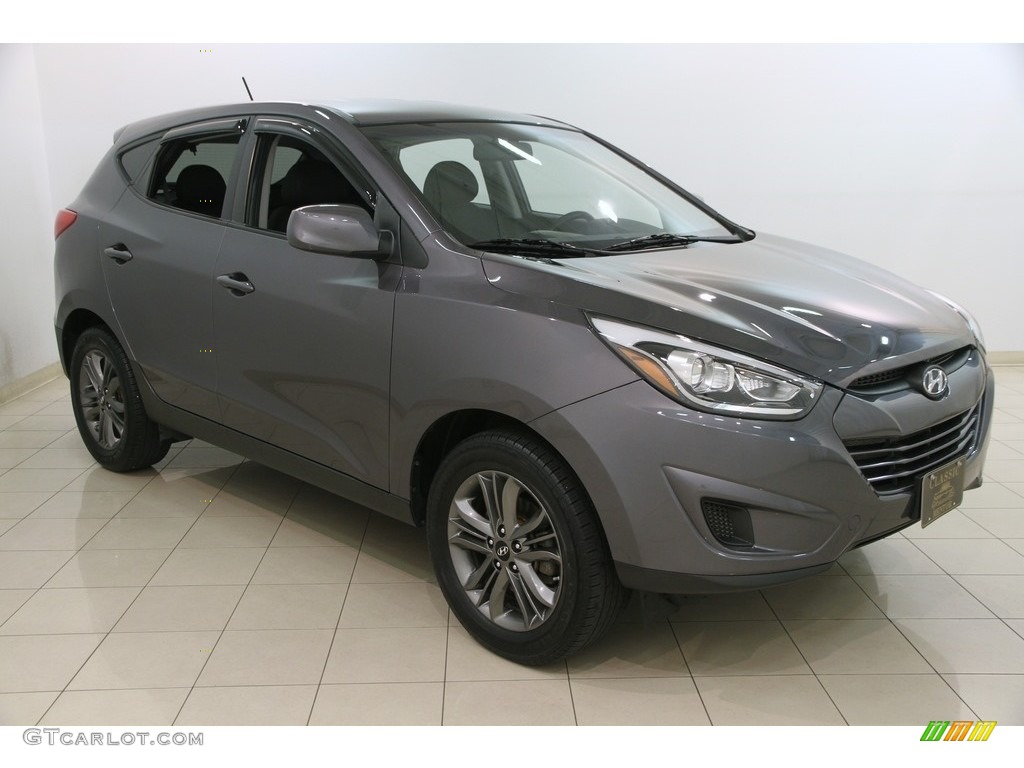 2014 Tucson GLS - Shadow Gray / Black photo #1