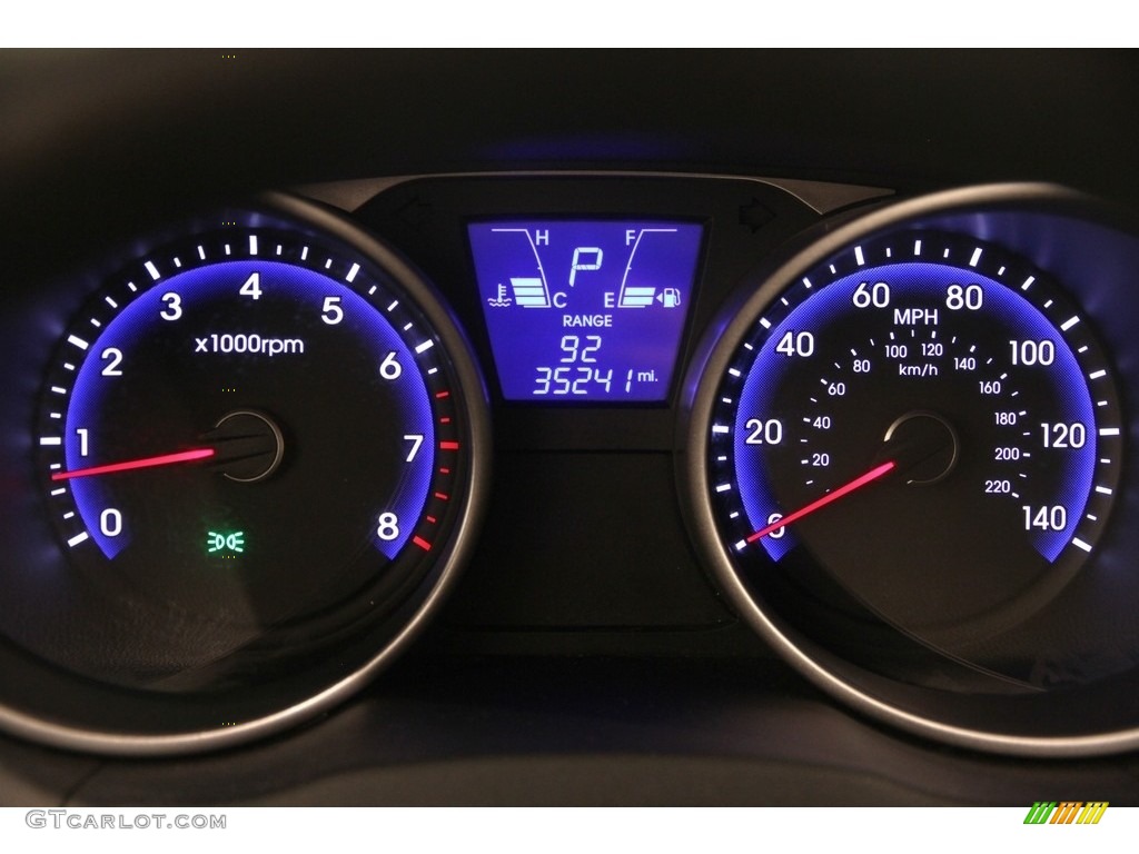2014 Tucson GLS - Shadow Gray / Black photo #8