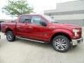 2017 Ruby Red Ford F150 XLT SuperCrew 4x4  photo #3