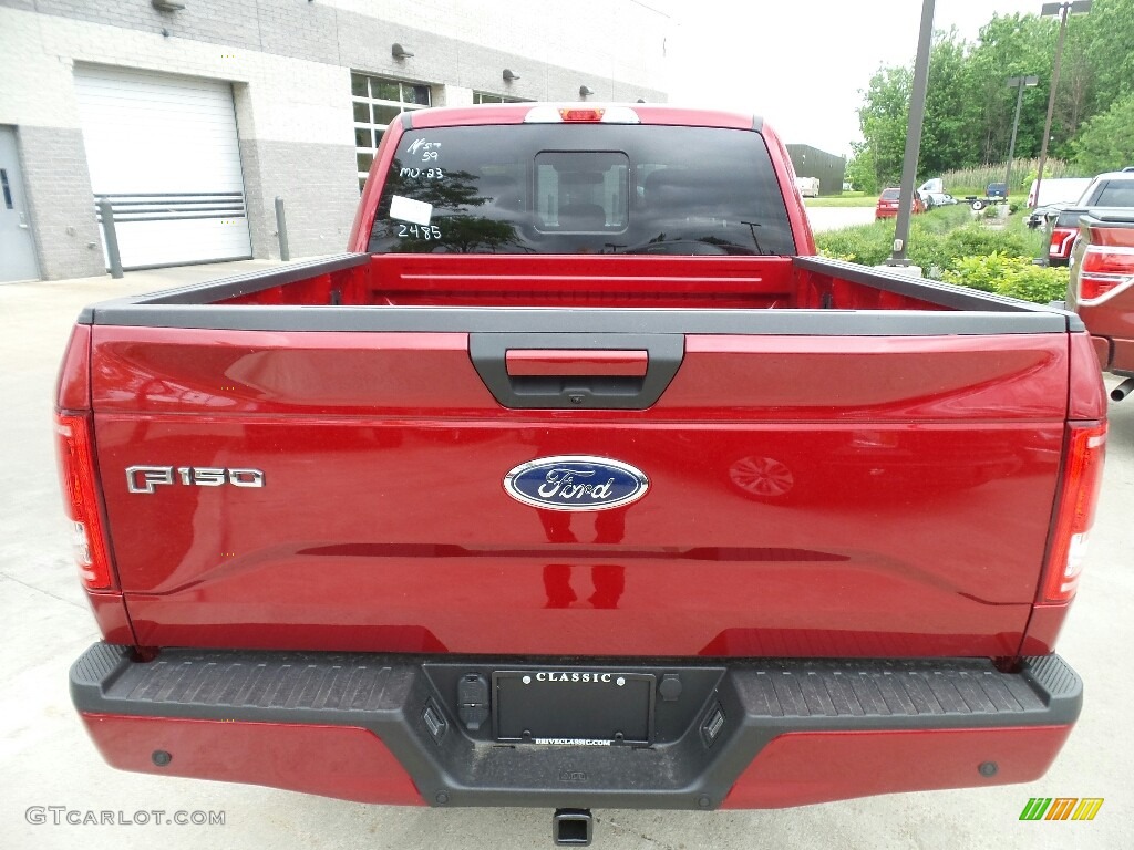 2017 F150 XLT SuperCrew 4x4 - Ruby Red / Black photo #4