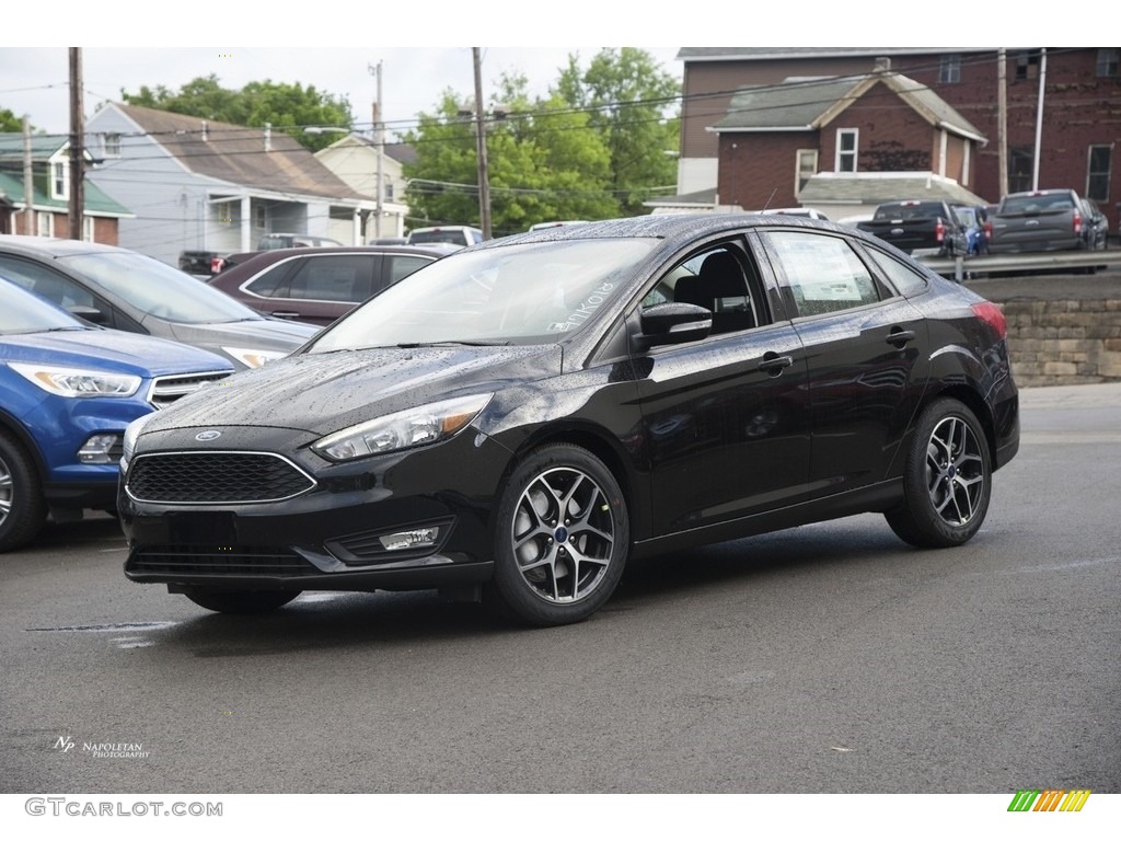 2017 Focus SEL Sedan - Shadow Black / Charcoal Black photo #1