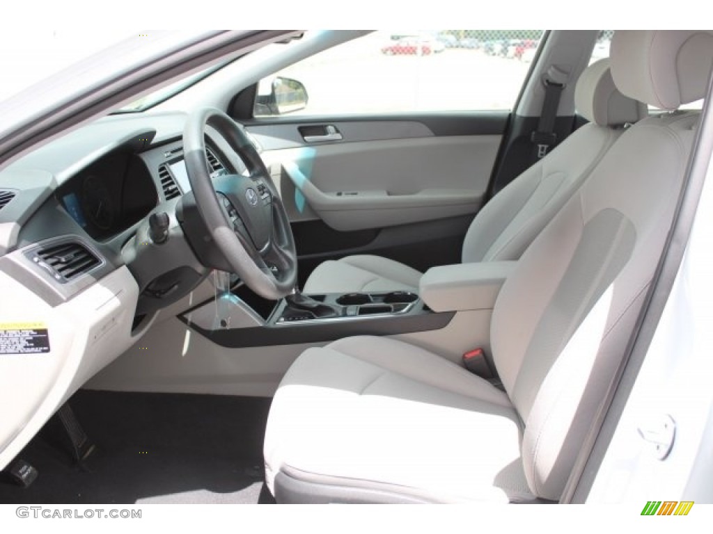 2016 Sonata SE - Quartz White Pearl / Gray photo #15