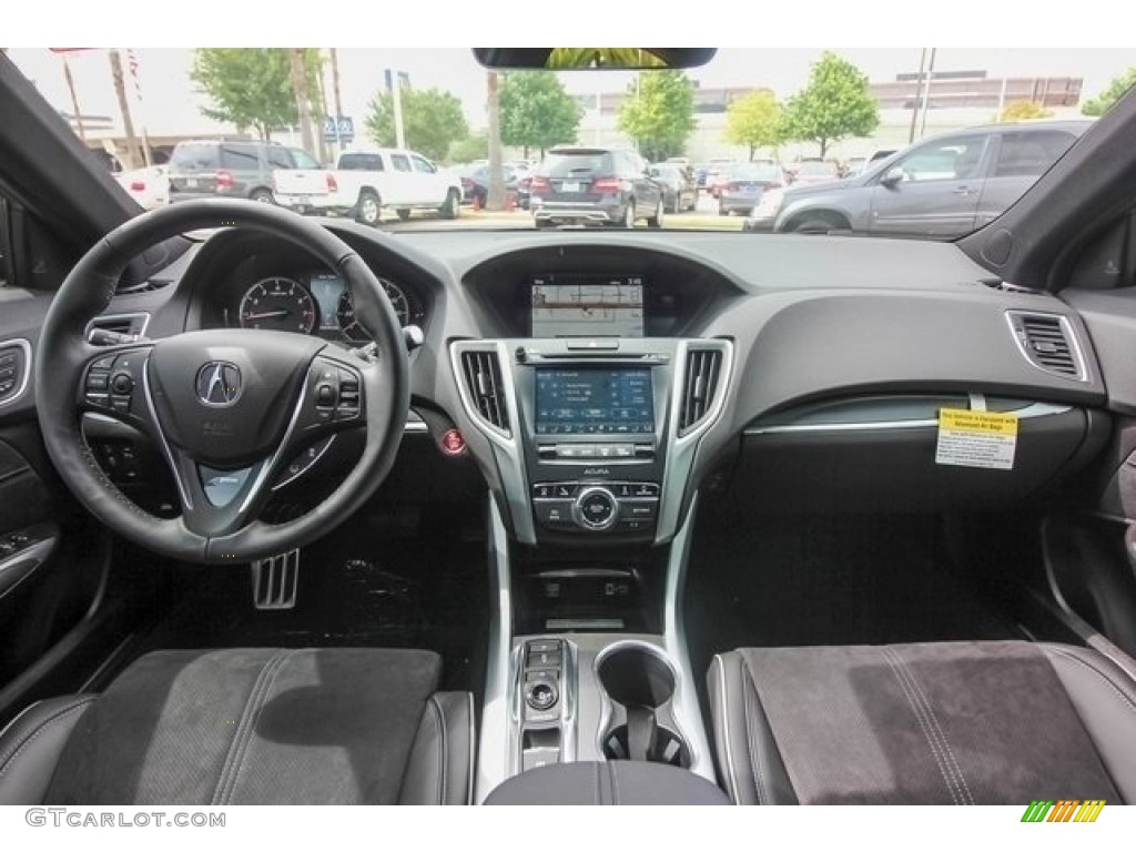 2018 Acura TLX V6 SH-AWD A-Spec Sedan Ebony Dashboard Photo #120882419