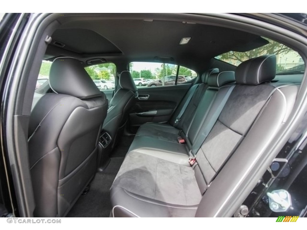 Ebony Interior 2018 Acura TLX V6 SH-AWD A-Spec Sedan Photo #120882477