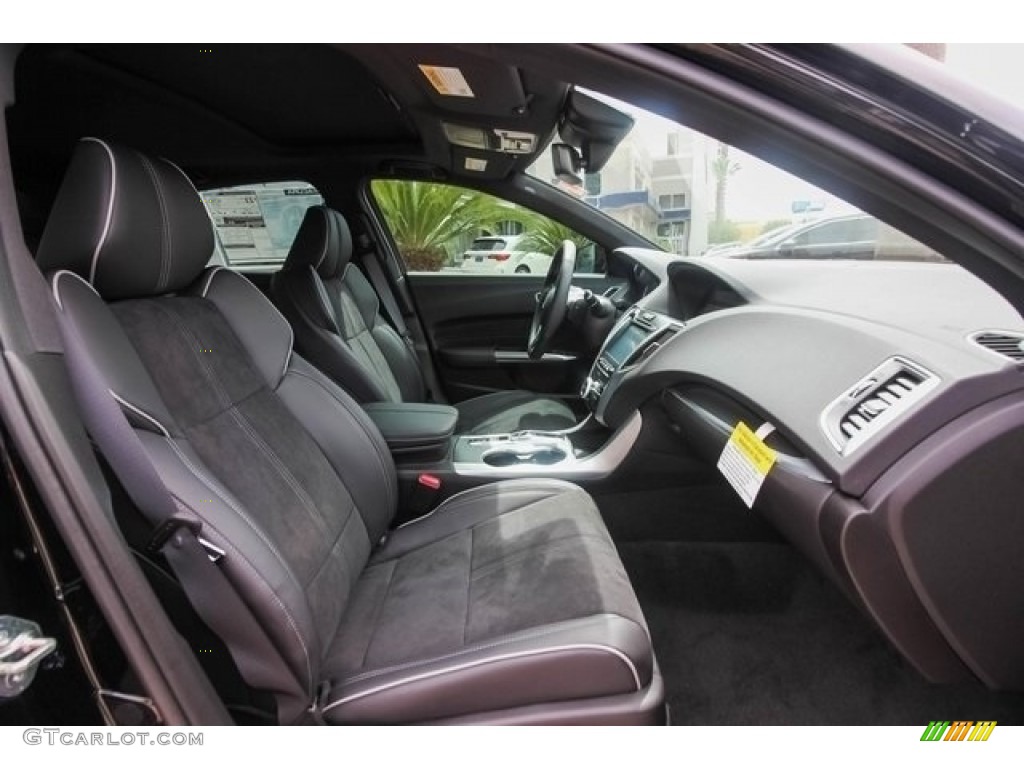Ebony Interior 2018 Acura TLX V6 SH-AWD A-Spec Sedan Photo #120882524