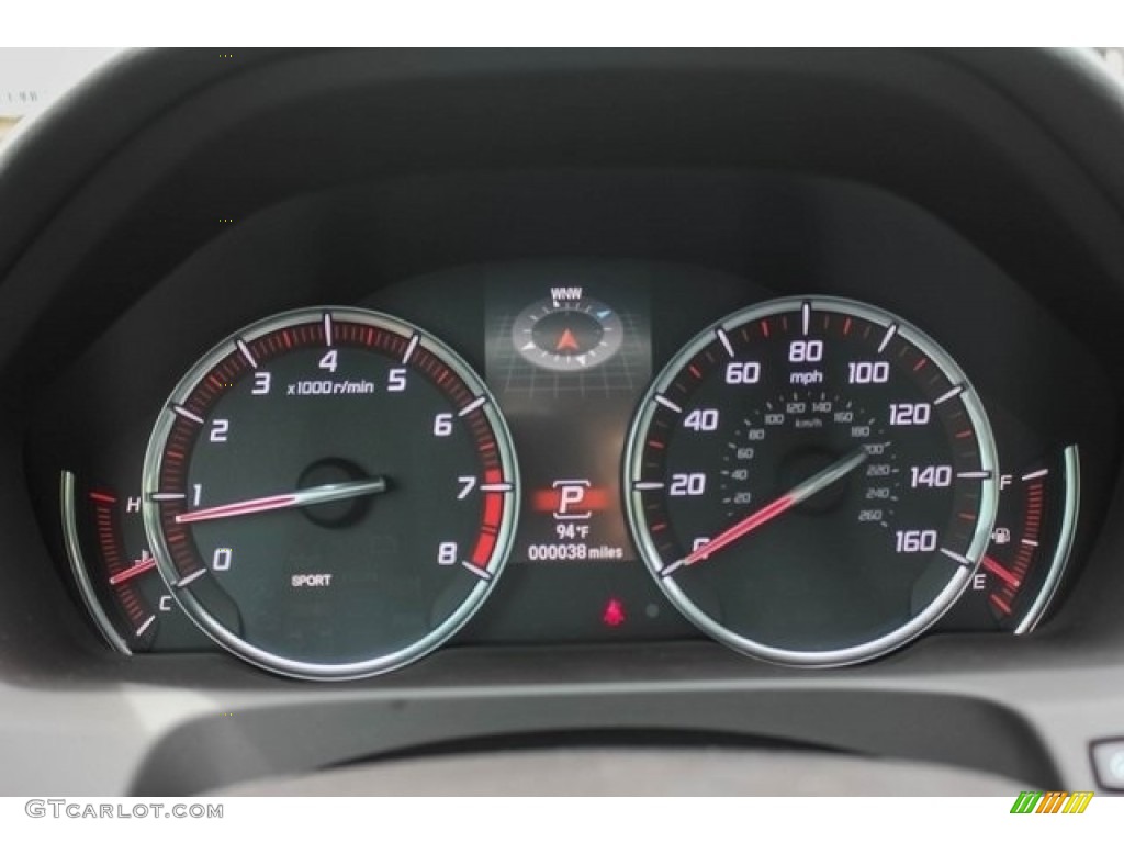 2018 Acura TLX V6 SH-AWD A-Spec Sedan Gauges Photo #120882662